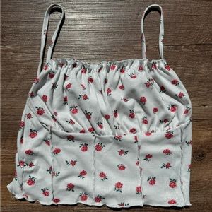 𝐒𝐇𝐄𝐈𝐍 𝐃𝐢𝐭𝐬𝐲 𝐅𝐥𝐨𝐫𝐚𝐥 𝐋𝐞𝐭𝐭𝐮𝐜𝐞 𝐓𝐫𝐢𝐦 𝐂𝐫𝐨𝐩 𝐓𝐨𝐩